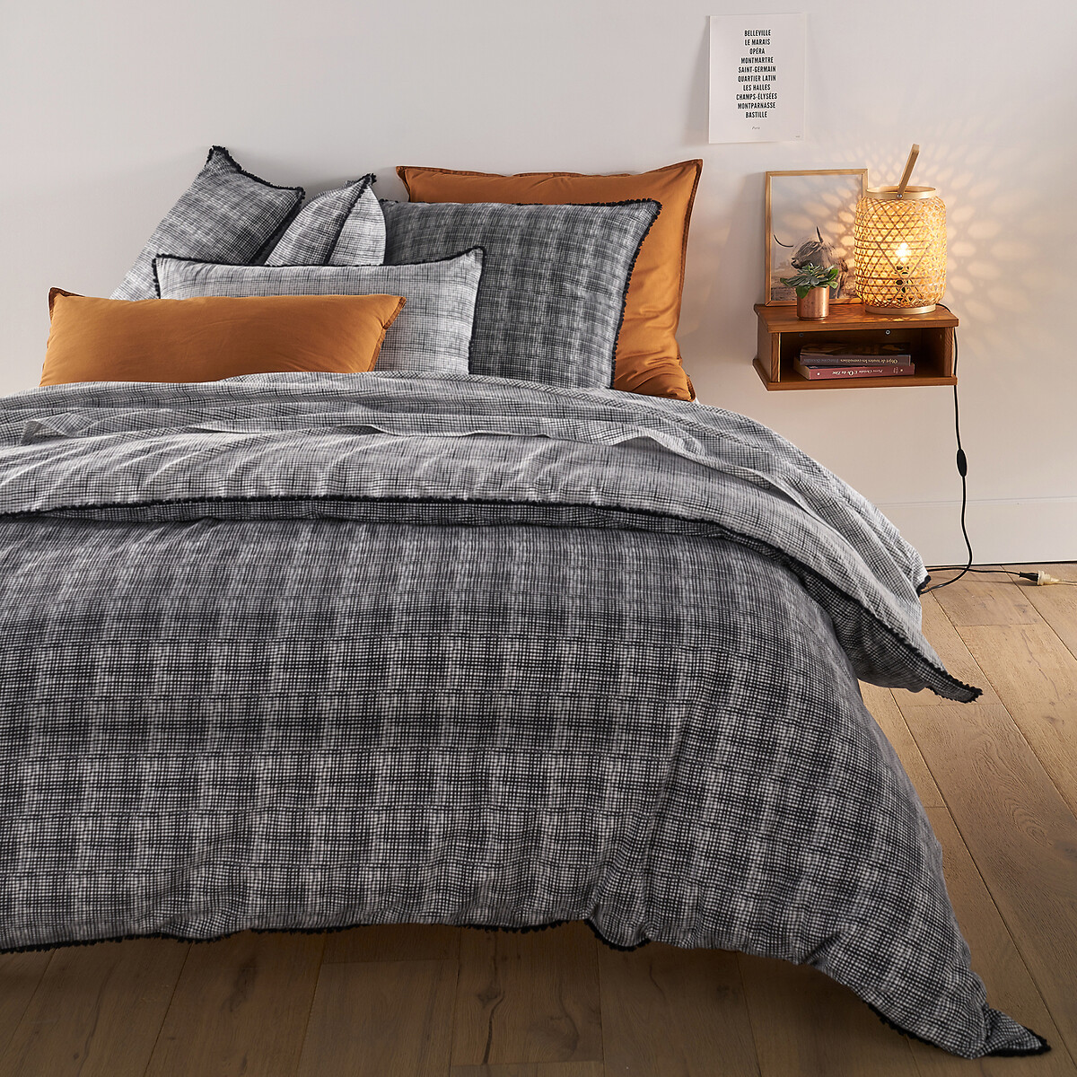 

Пододеяльник La Redoute, Черный, Из осветленного хлопка Semeru 260 x 240 см черный