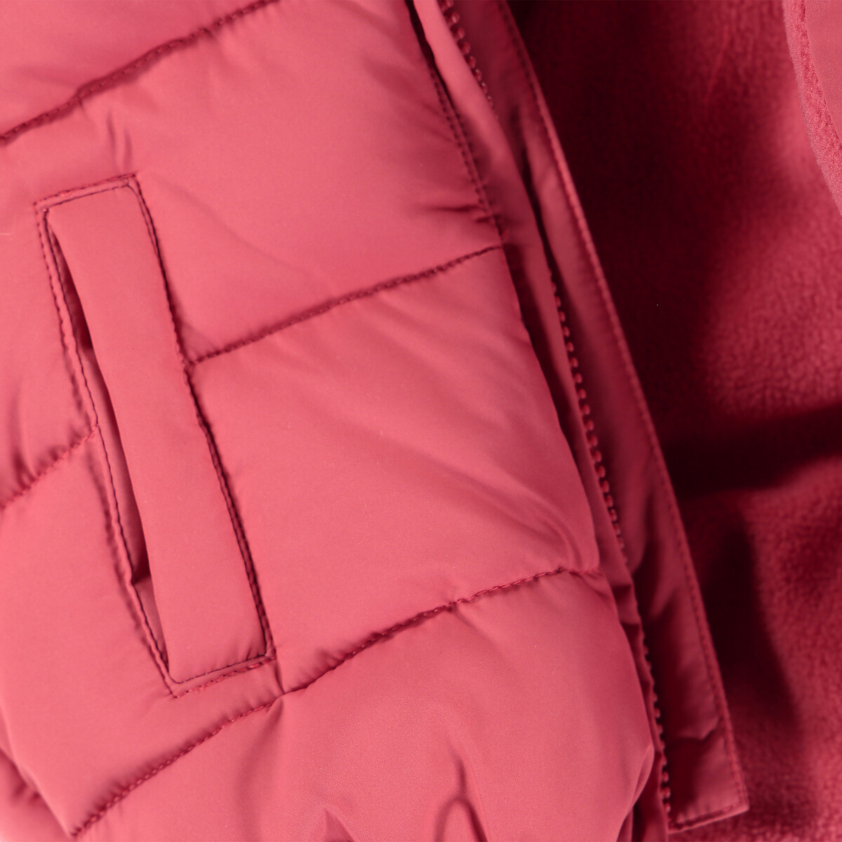 Куртка La Redoute Стеганая с капюшоном с принтом  мес 4 года - 102 см красный, размер 4 года - 102 см - фото 5