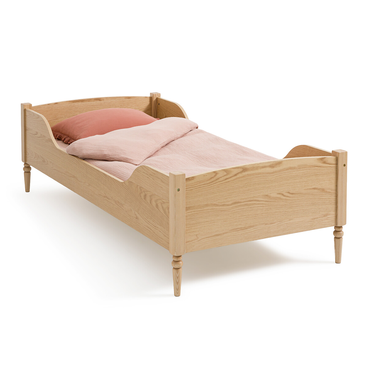 Кровать Детская с основанием Cla 90 x 190 см каштановый LaRedoute, размер 90 x 190 см
