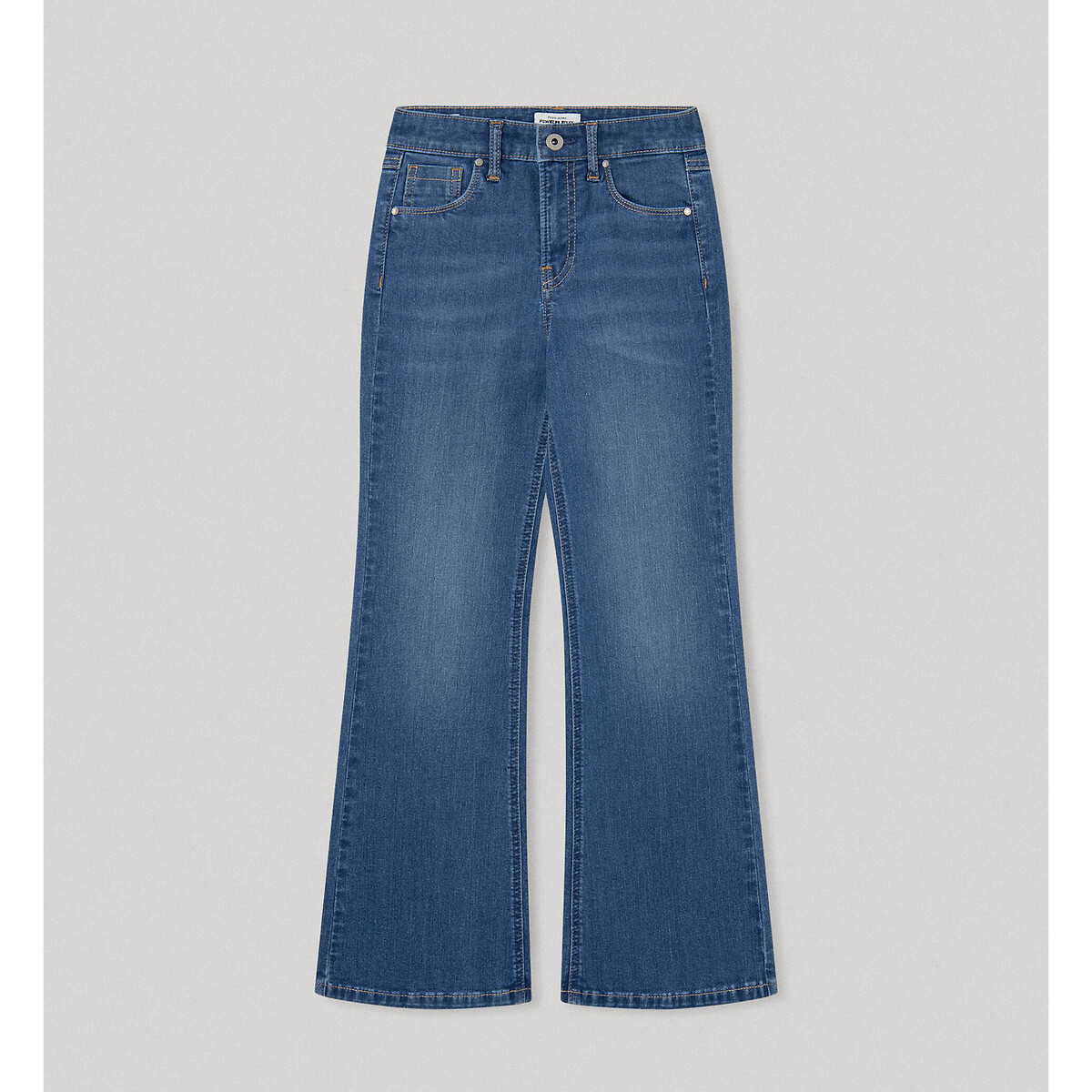 Джинсы расклешенные с высокой посадкой Willa 10 синий джинсы расклешенные с высокой посадкой xl синий
