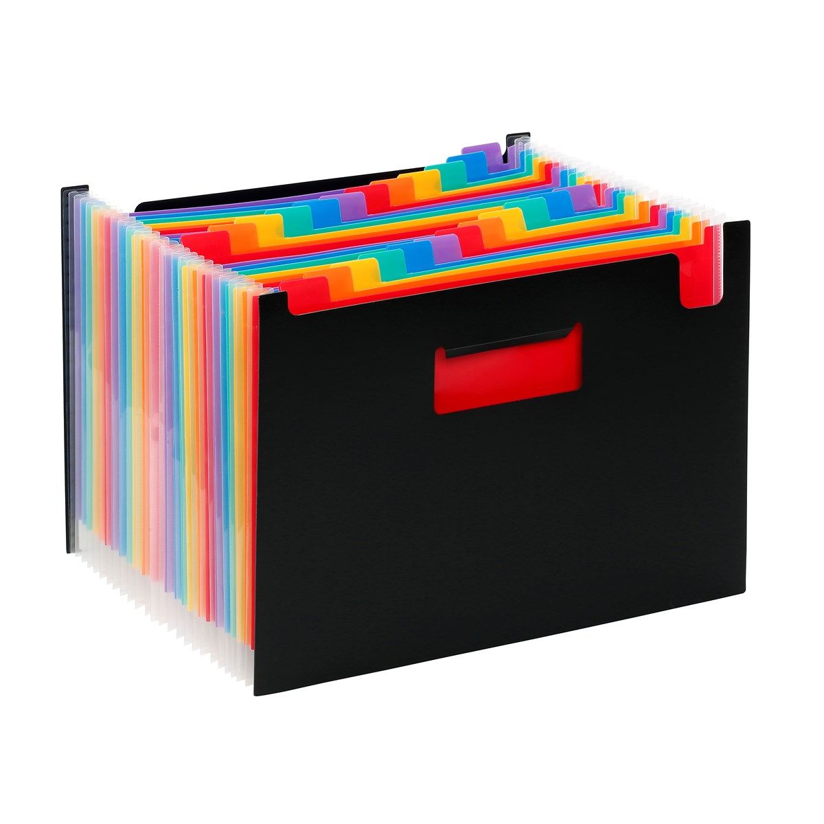 Trieur accordéon 24 positions pour le bureau - Format A4 - Gamme Rainbow Class