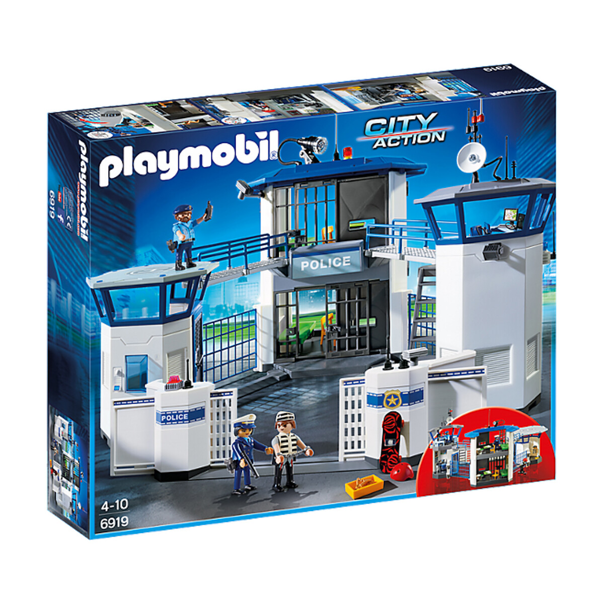 Playset City Action Police Station With Prison  6919