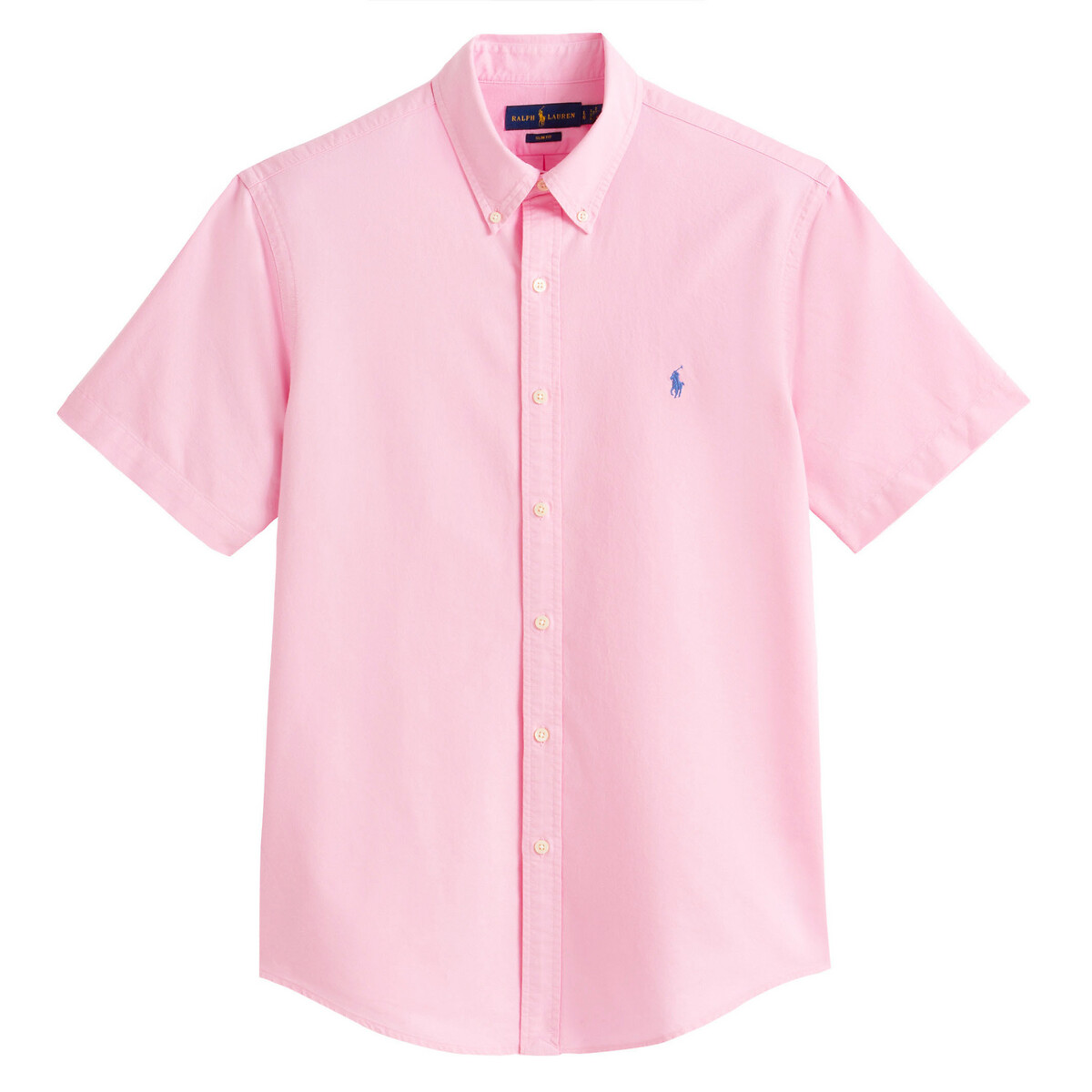 

Рубашка La Redoute, Розовый, Слим из ткани оксфорд XL розовый