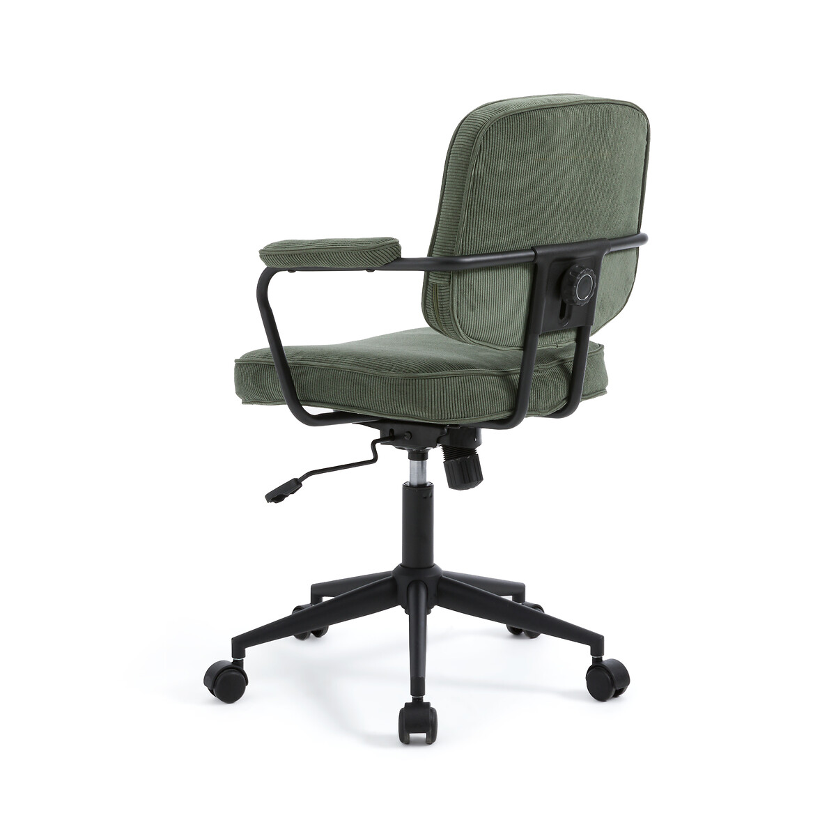Кресло Офисное винтажное Felipe единый размер зеленый LaRedoute - фото 3