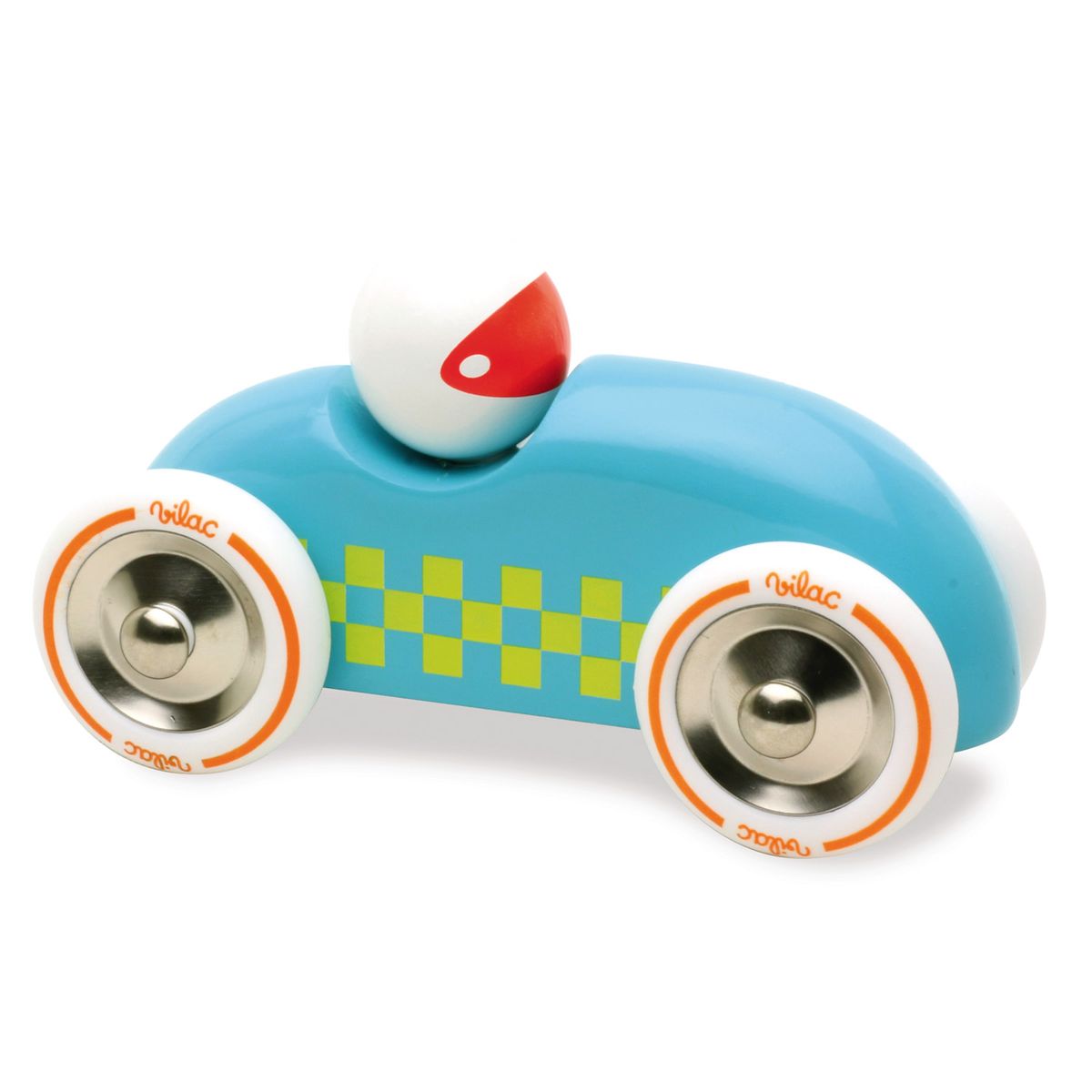 Voiture Rallye checkers GM turquoise
