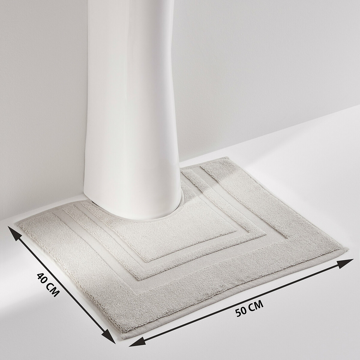 Коврик для ванной 1100 гм 40 x 50 см серый коврик тафтинговый для ванной 1600 гм fatouh 60 x 90 см бежевый