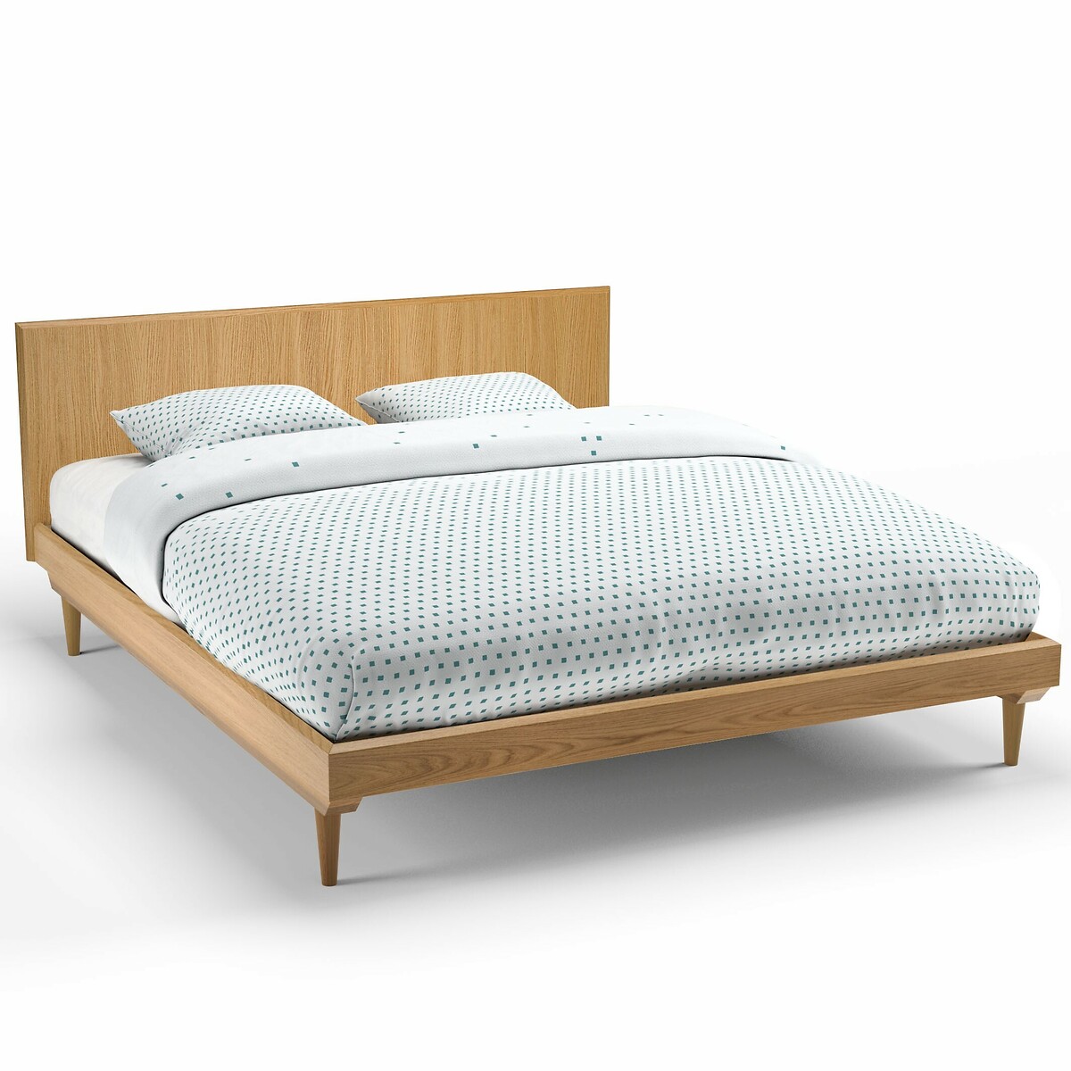 Кровать La Redoute В винтажном стиле Quilda 140 x 190 см каштановый, размер 140 x 190 см - фото 2