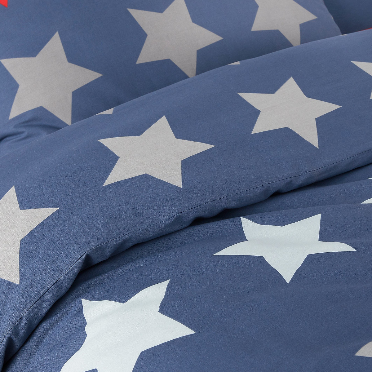 

Пододеяльник LaRedoute, Синий, Пододеяльник из хлопка Stars 260 x 240 см синий