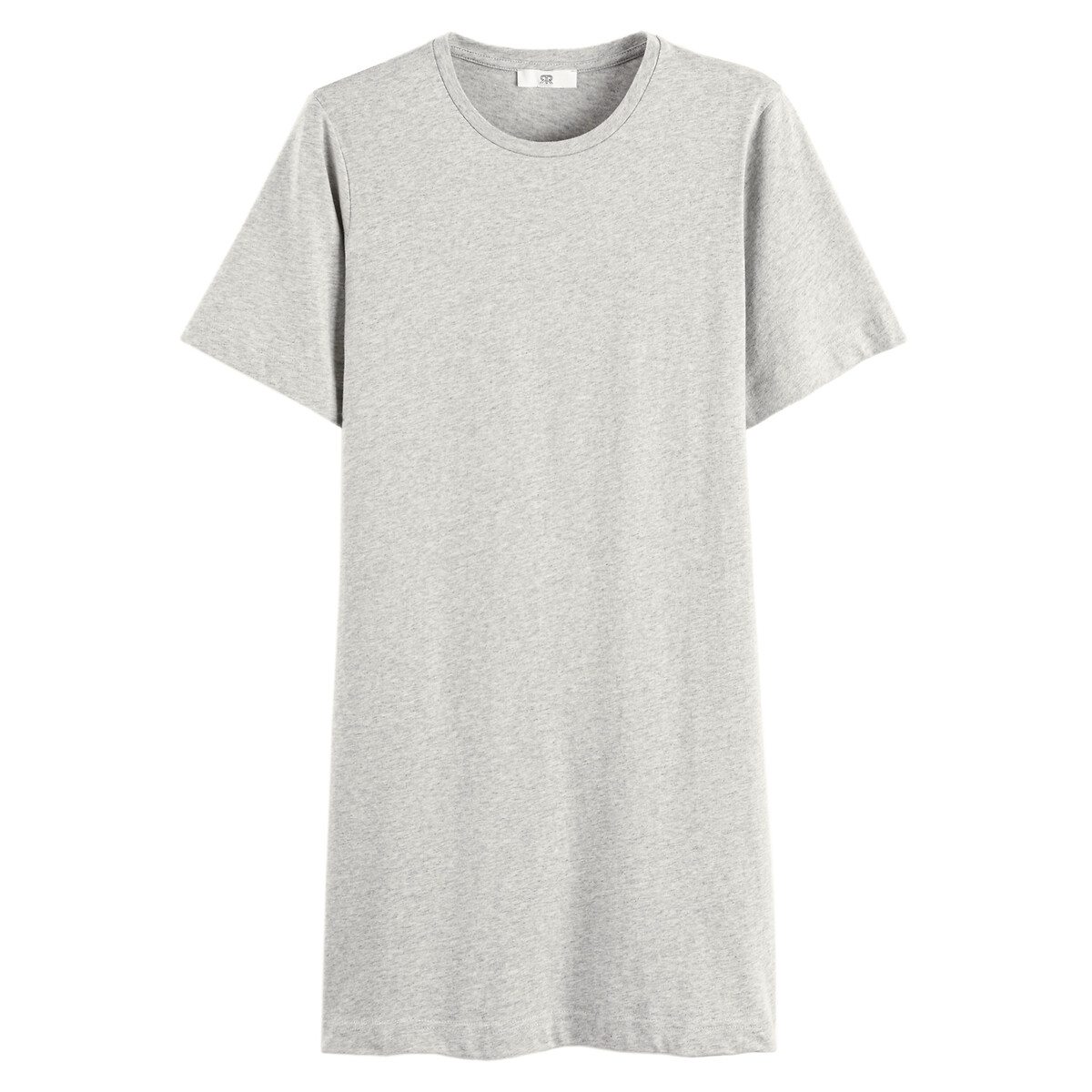 Платье-футболка С круглым вырезом короткими рукавами XL серый LaRedoute, размер XL - фото 5