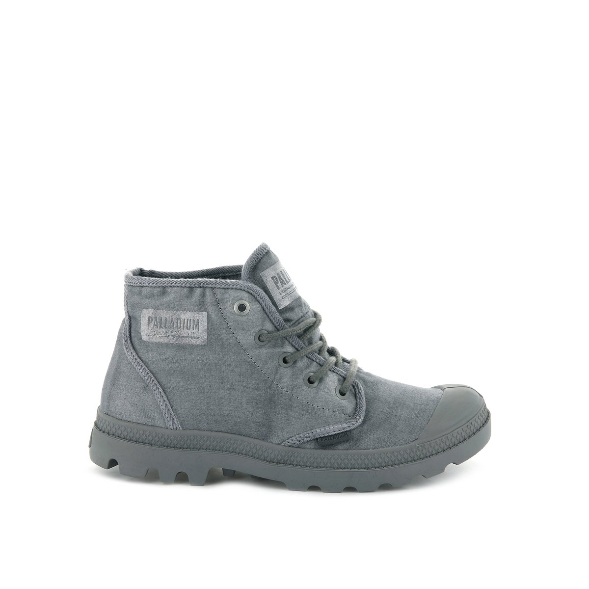 

Кеды высокие из ткани канва Pampa Mid TC, Серый