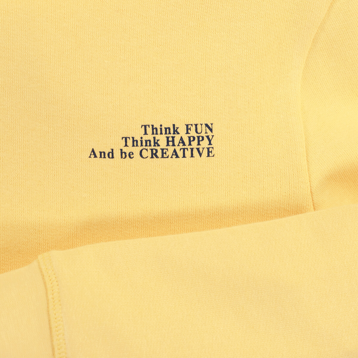 Свитшот С капюшоном из мольтона надпись на груди 10 лет - 138 см желтый LaRedoute, размер 10 лет - 138 см - фото 5