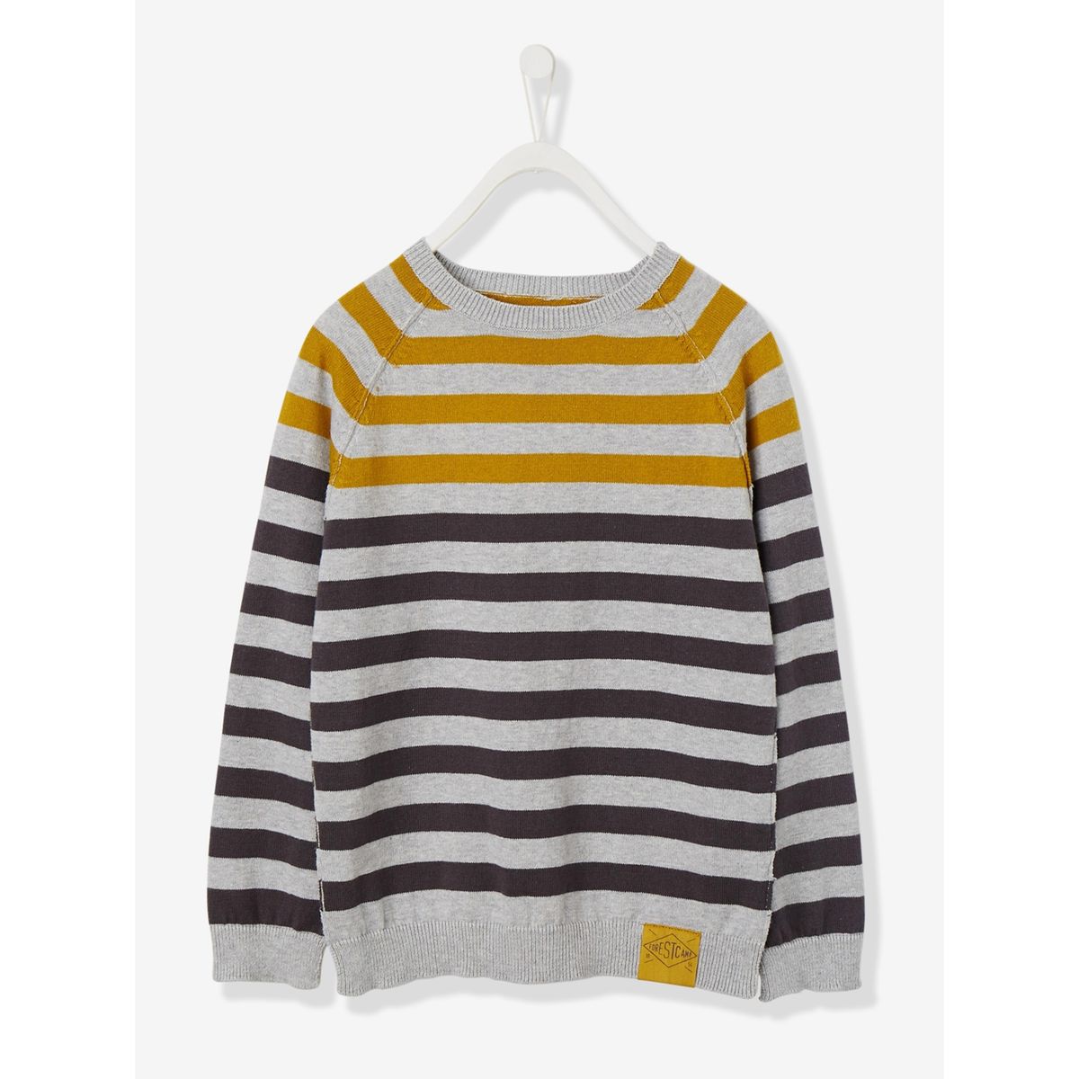 Pull rayé garçon