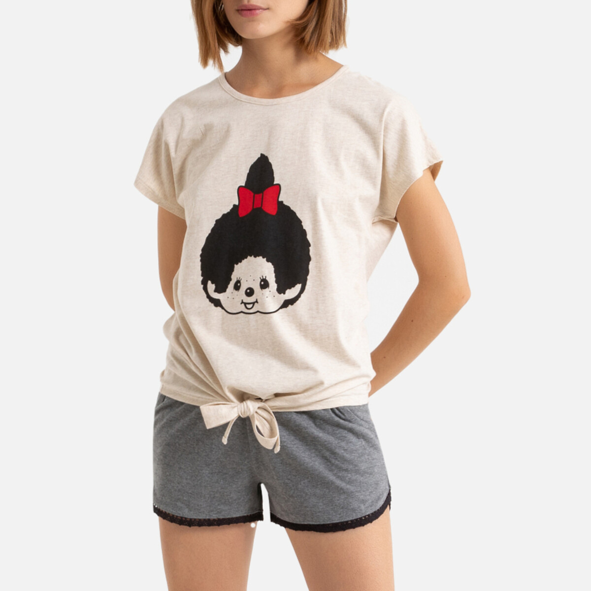 

Пижама La Redoute, Бежевый, С шортами Monchhichi M бежевый