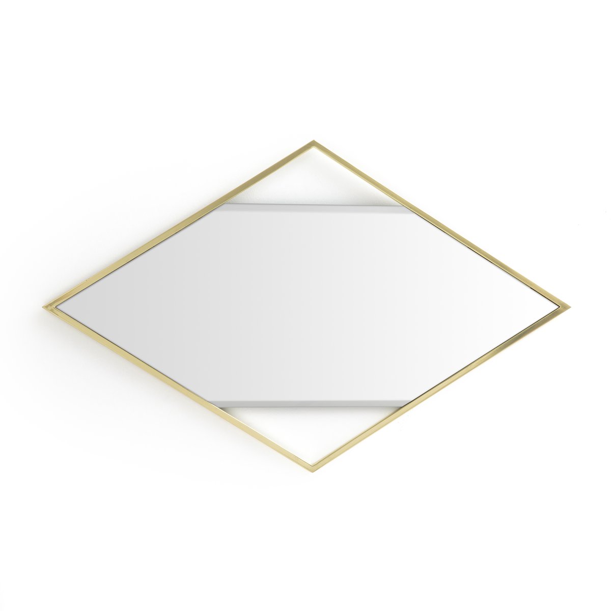 

Зеркало в форме ромба из латуни REFLET, Латунь