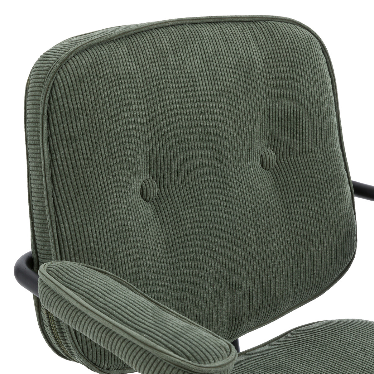 Кресло Офисное винтажное Felipe единый размер зеленый LaRedoute - фото 5