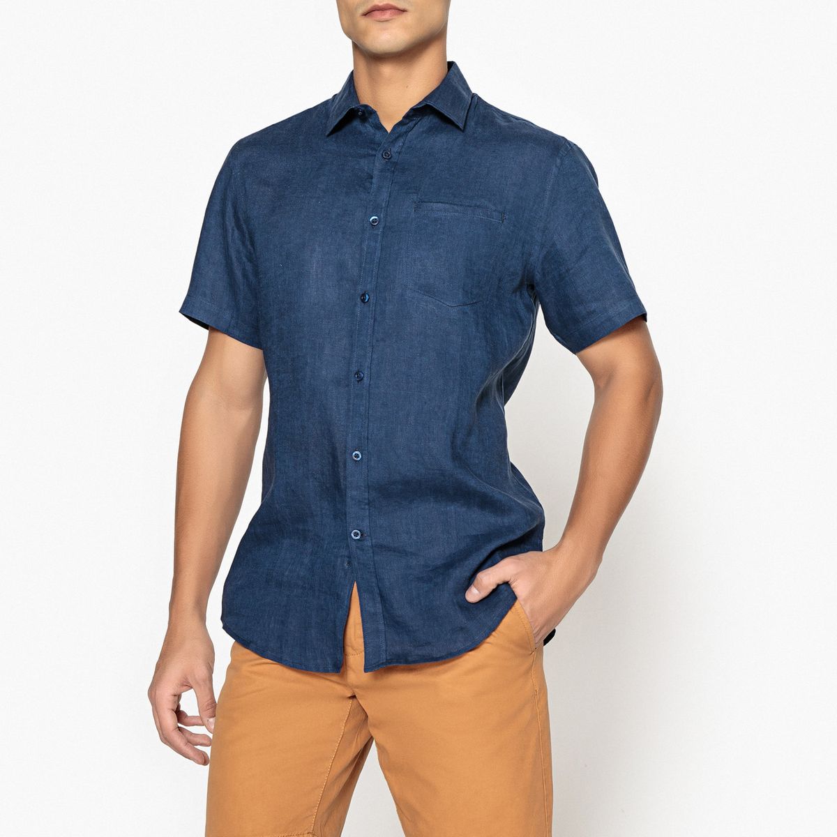 Chemise CLEMENT manches courtes en lin
