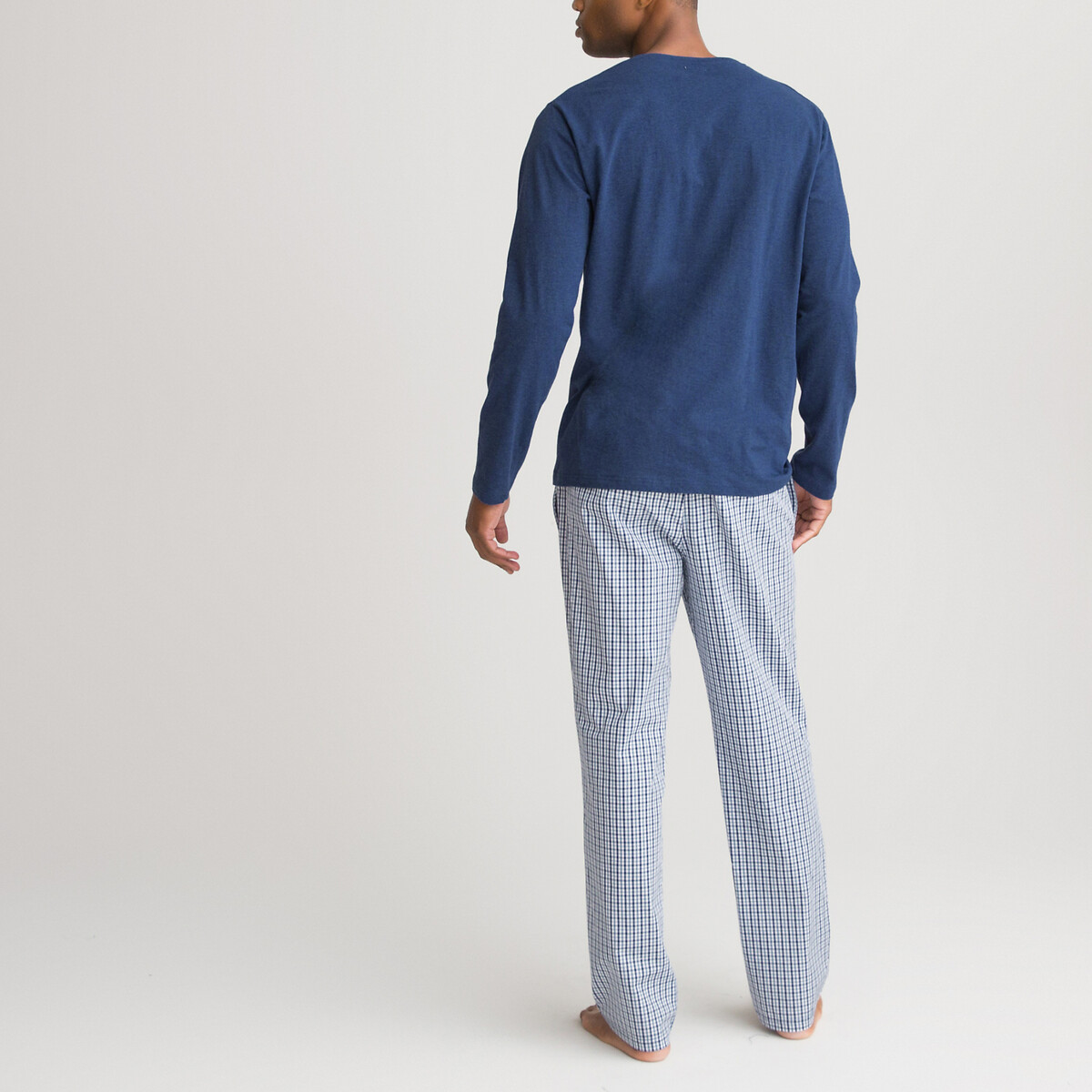 Пижама LaRedoute С длинными рукавами XXL синий, размер XXL - фото 4