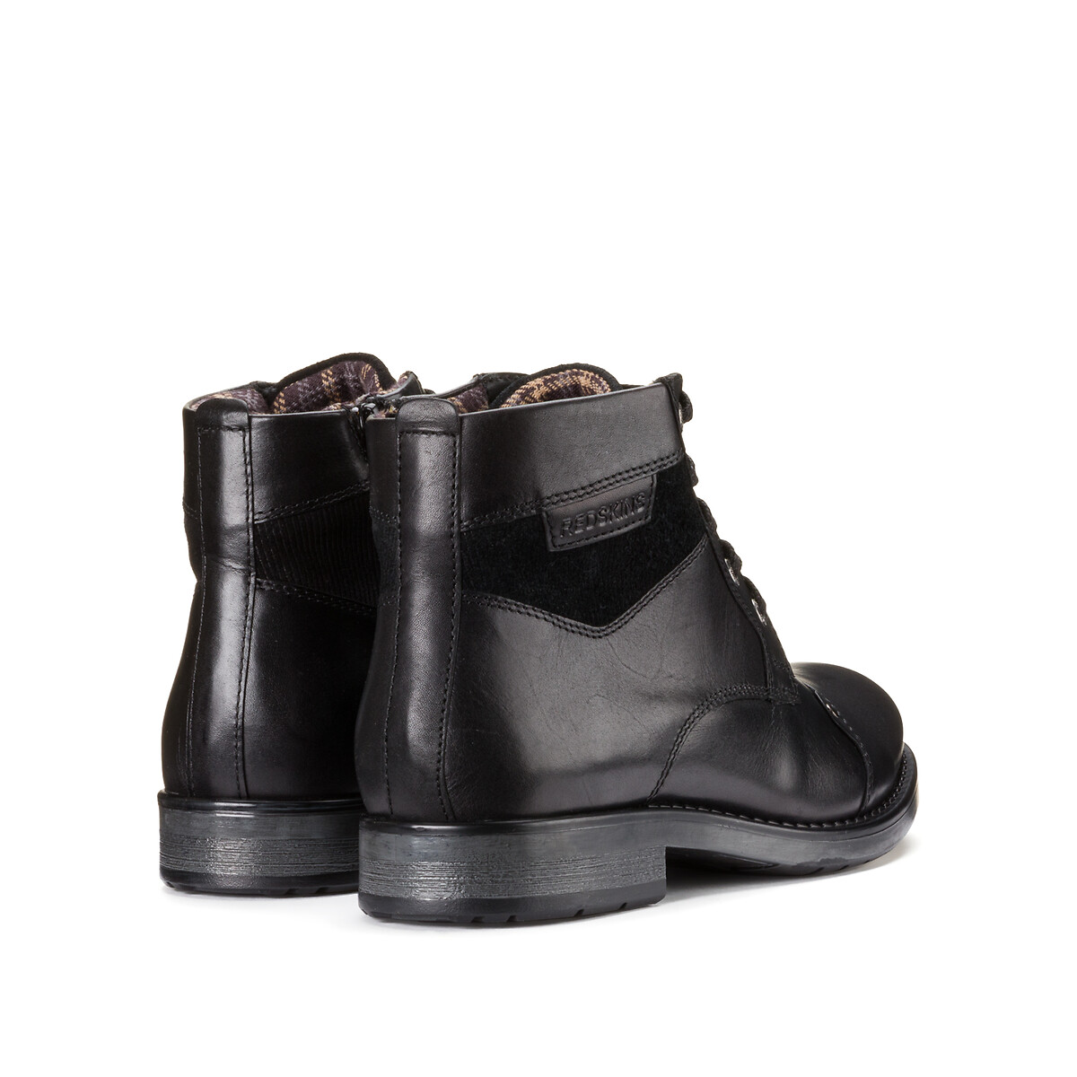 Ботинки LaRedoute Из кожи Nissa 43 черный, размер 43 - фото 4