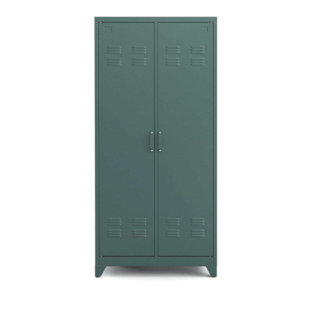 Шкаф с 2 дверками из металла Hiba единый размер зеленый