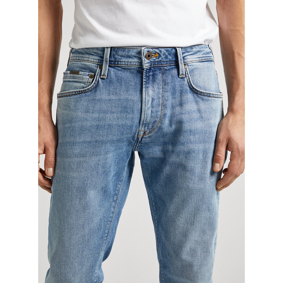 

Джинсы LaRedoute, Синий, Джинсы tapered 28/32 синий