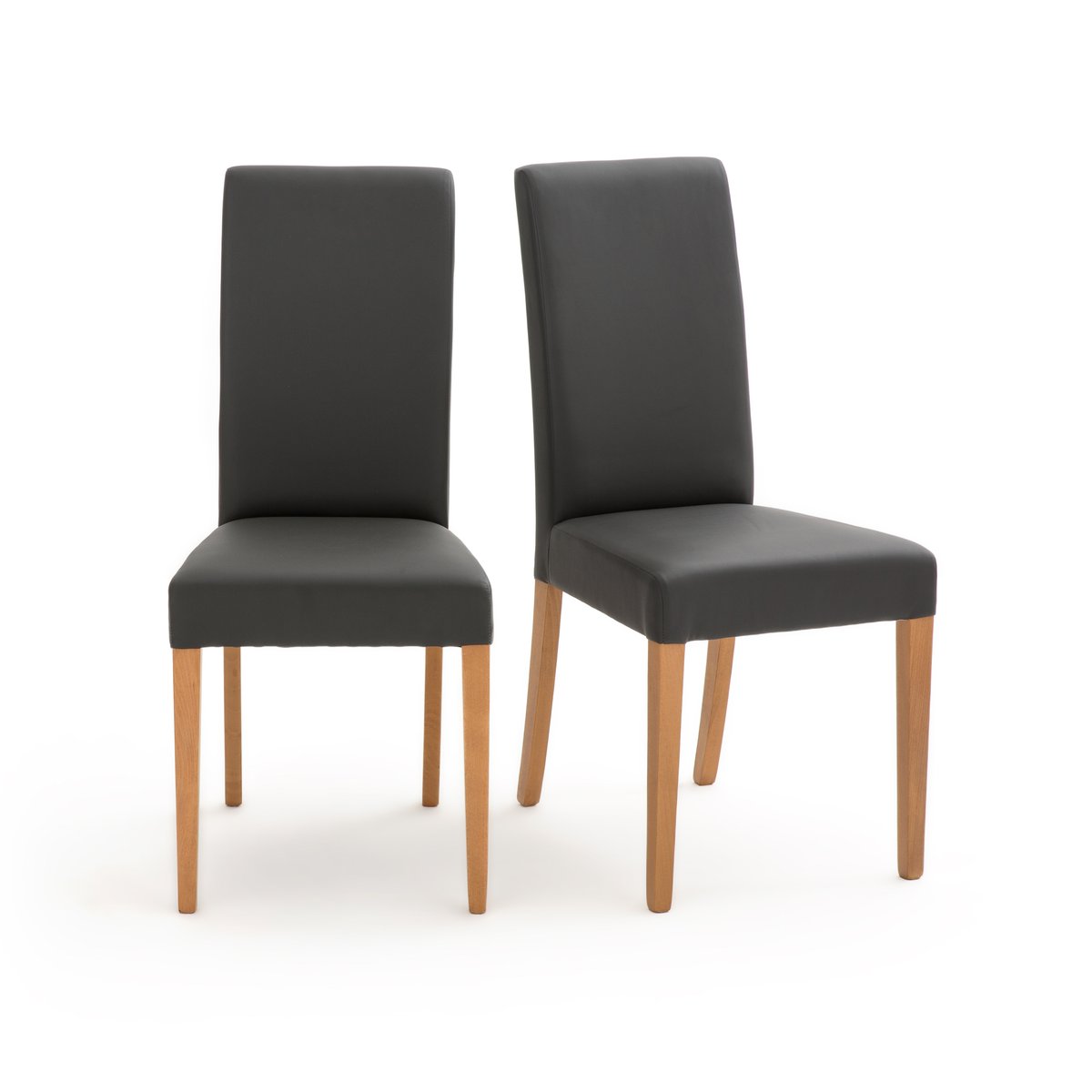Комплект из 2 стульев Kuri La Redoute единый размер серый
