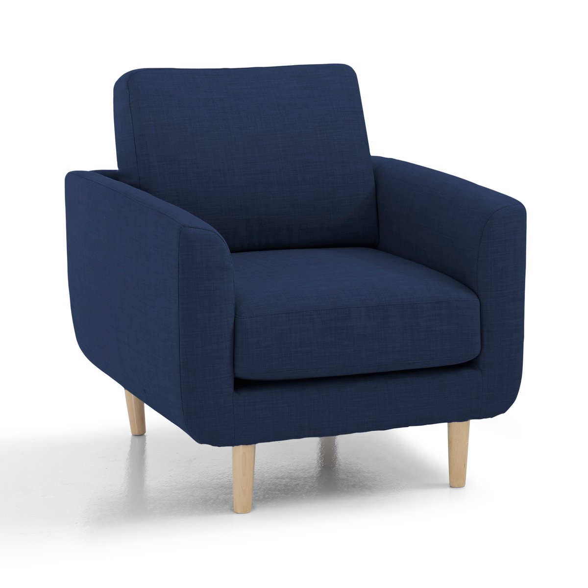 Кресло Jimi 1-мест. синий мягкое laredoute мягкое кресло для письменного стола jimi единый размер серый