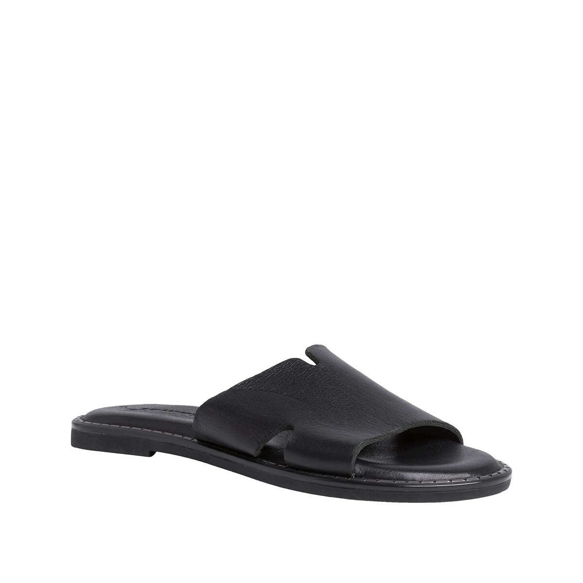 Туфли TAMARIS Без задника из кожи на маленьком каблуке 40 черный, размер 40 - фото 2