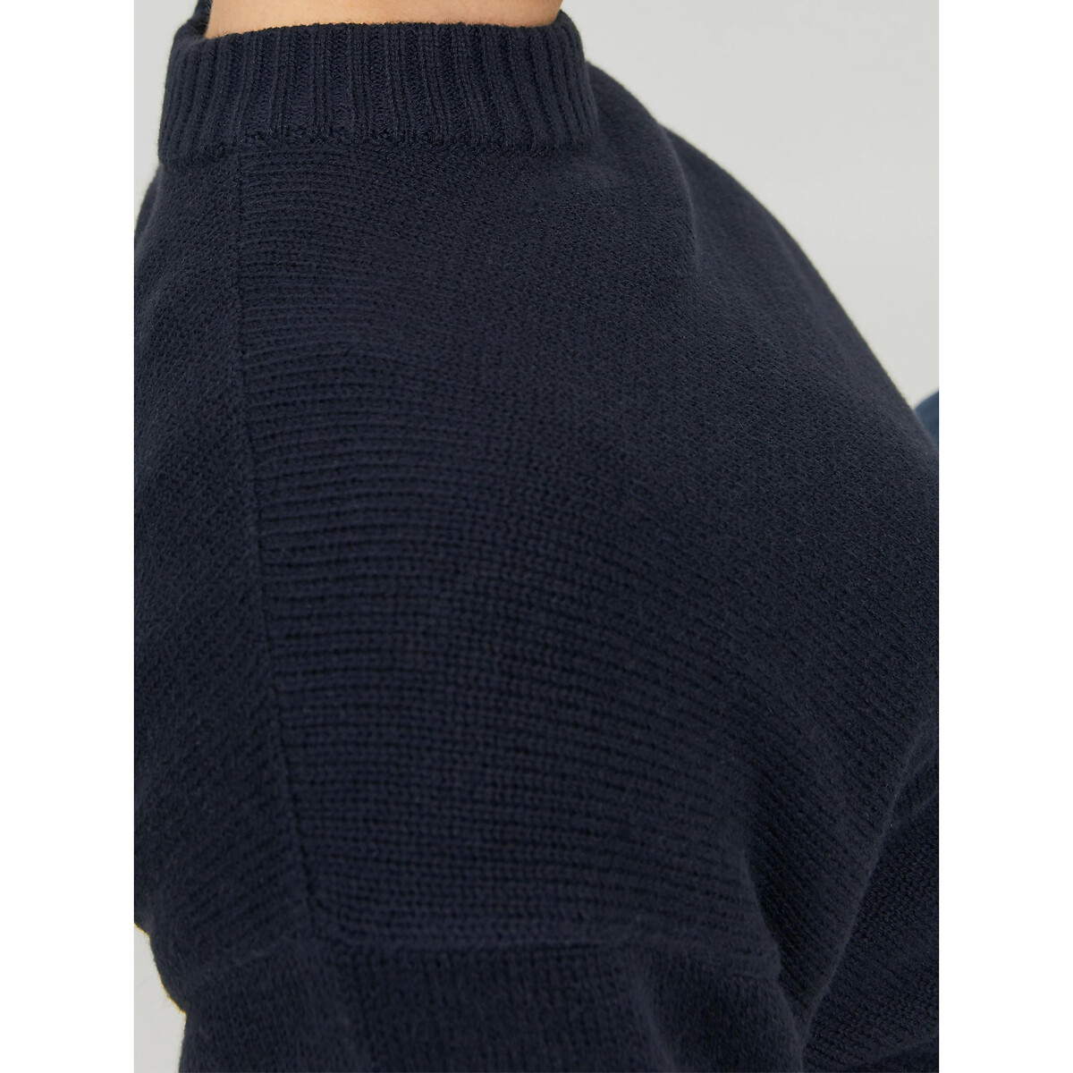 Пуловер С круглым вырезом Jjejack XL синий LaRedoute, размер XL - фото 2