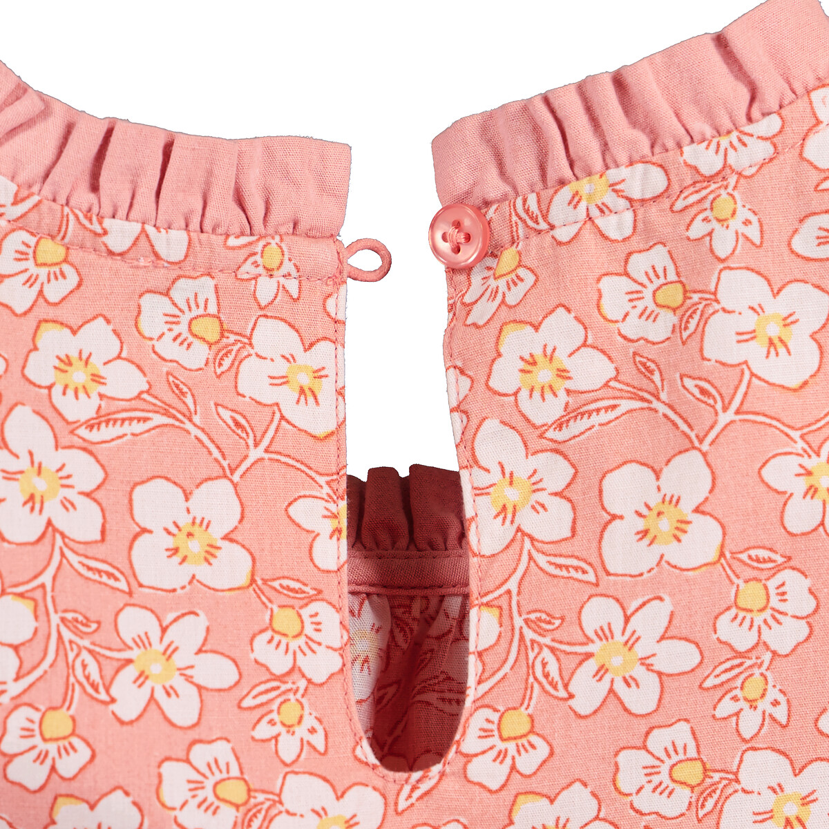 Платье С короткими рукавами и принтом цветы 12 лет -150 см розовый LaRedoute, размер 12 лет -150 см - фото 5