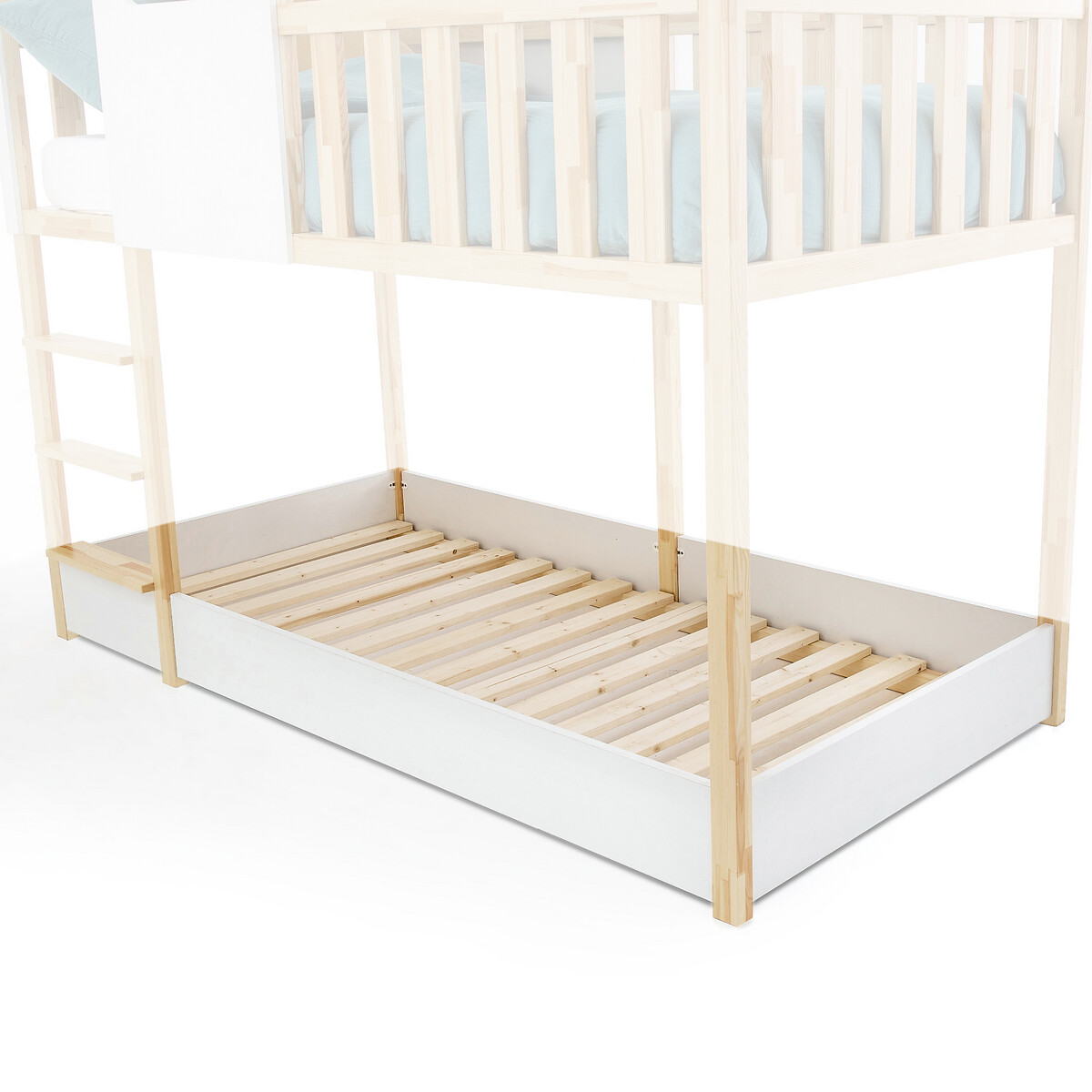 Кровать La Redoute Детская Sebara 90 x 190 см белый, размер 90 x 190 см - фото 2
