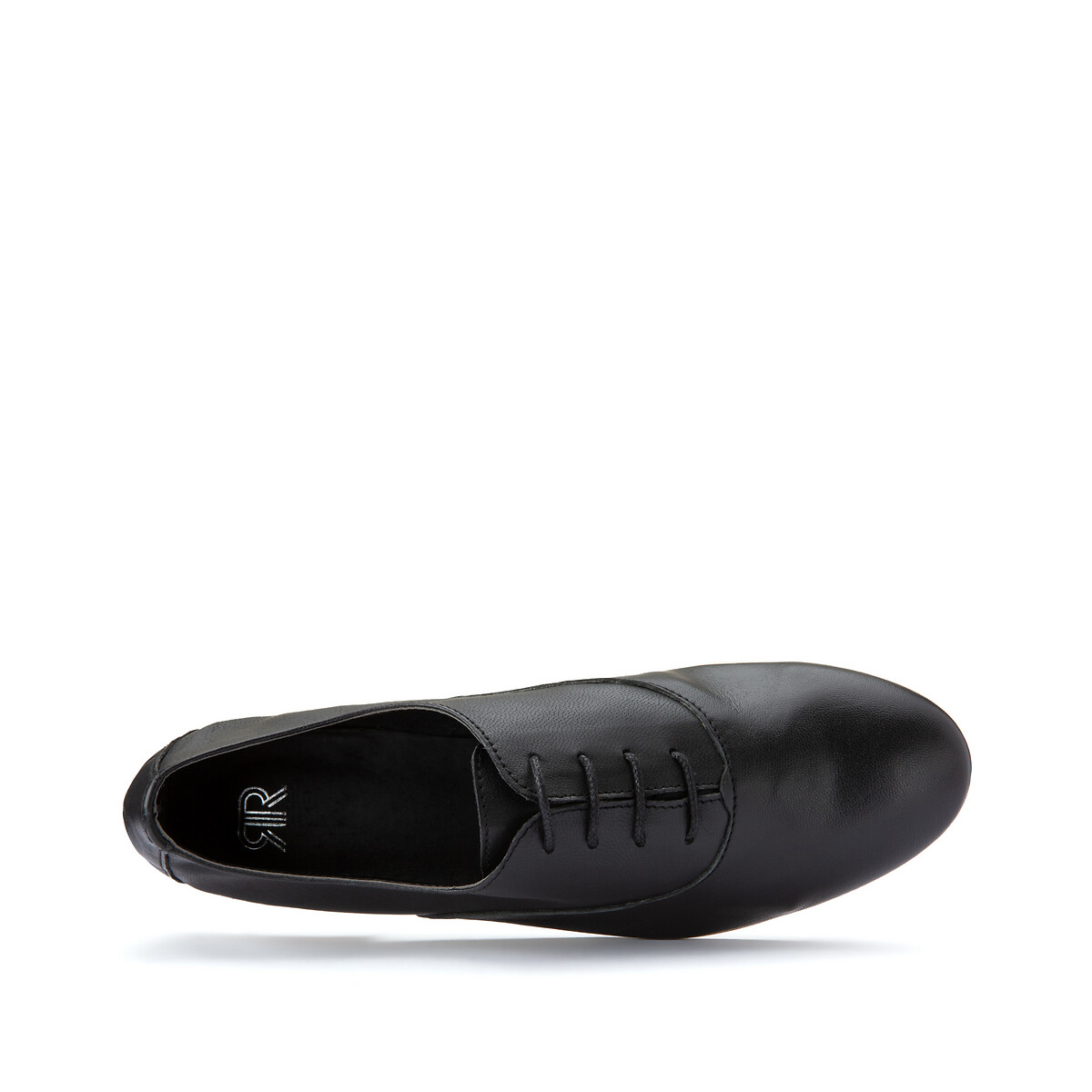 Ботинки-дерби La Redoute Из мягкой кожи 37 черный, размер 37 - фото 4