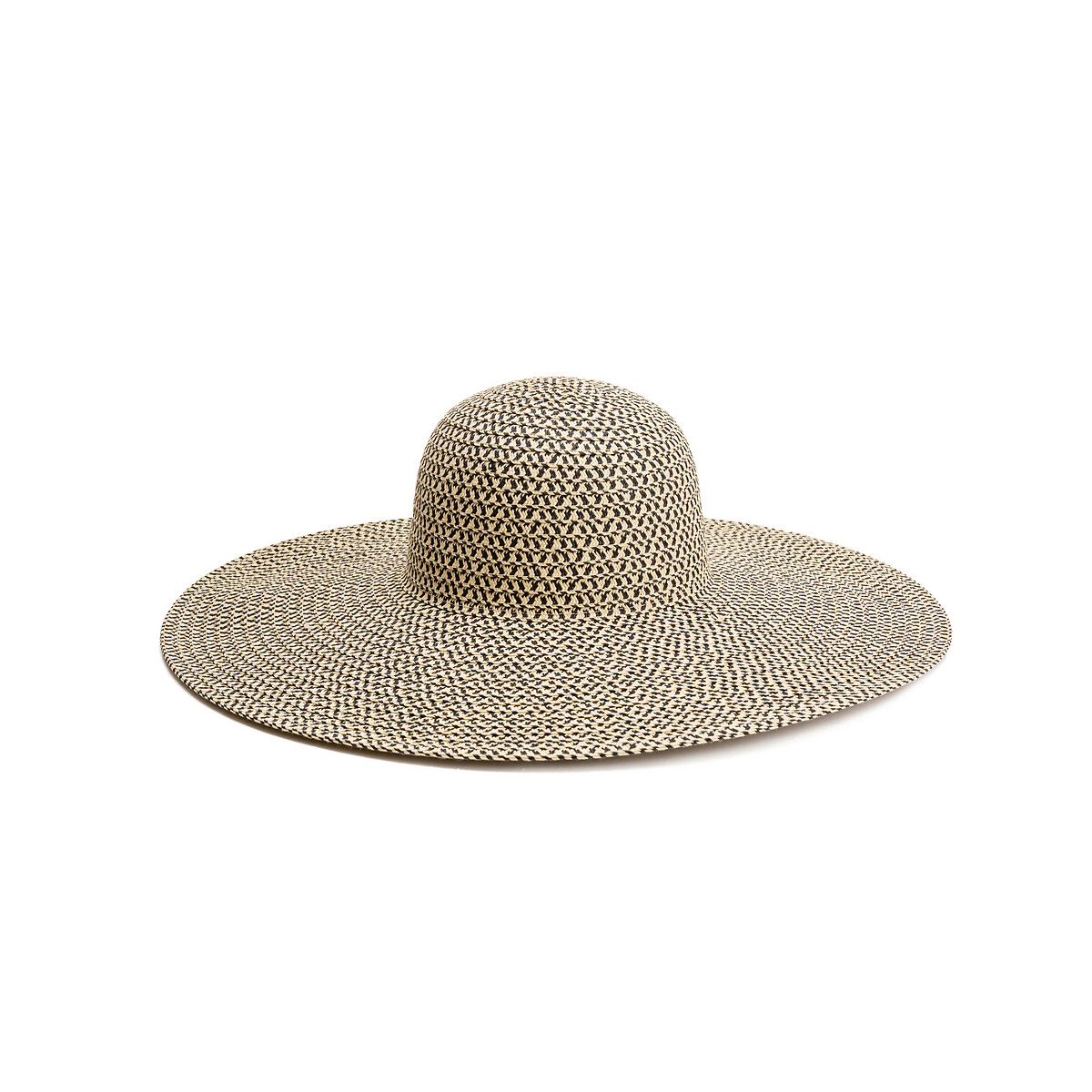 Шляпа LaRedoute С полями из соломы UNI черный, размер UNI