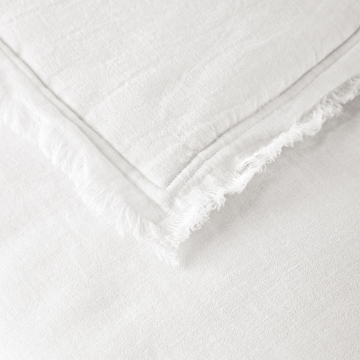 Одеяло La Redoute Стеганое из льна и хлопка Anchaly 130 x 180 см белый, размер 130 x 180 см - фото 2