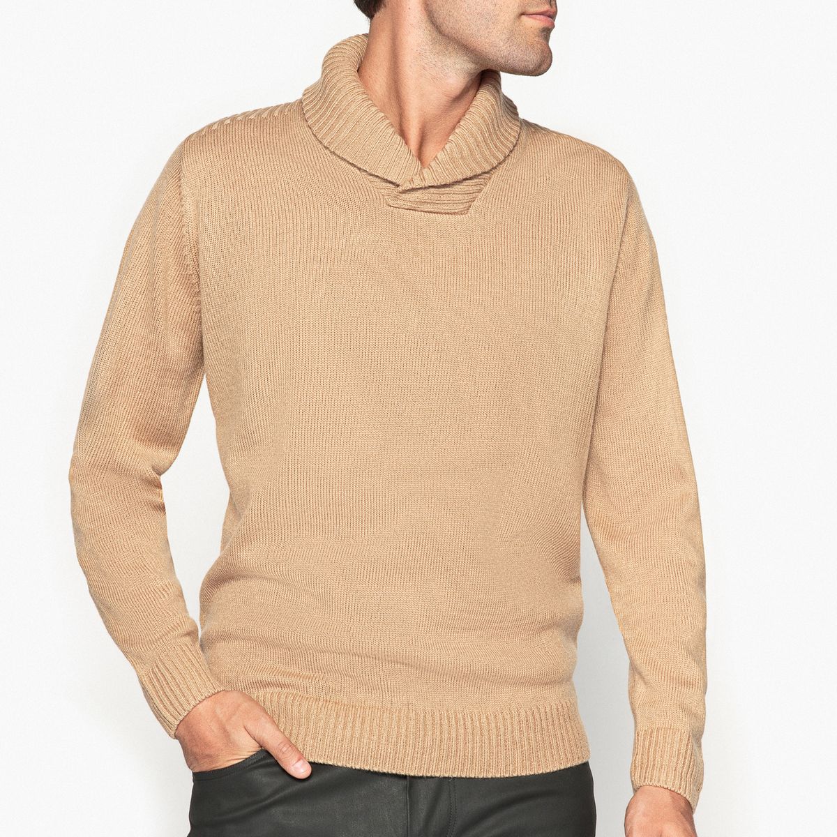 Pull col châle