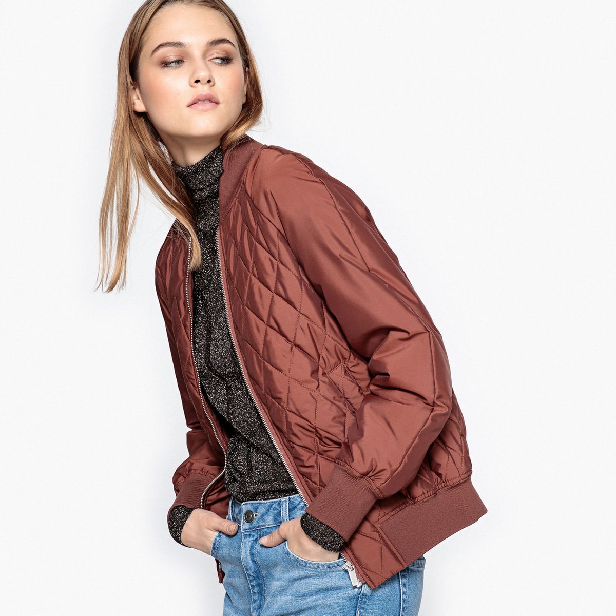 Blouson bomber matelassé