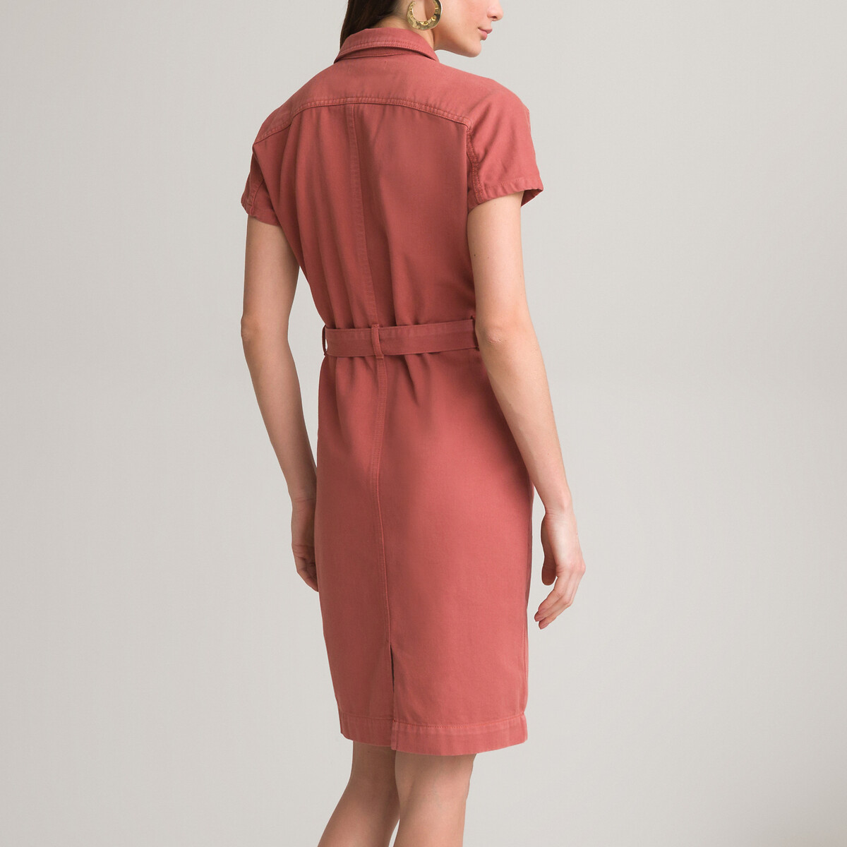 Платье-миди ANNE WEYBURN Прямое с короткими рукавами 42 красный, размер 42 - фото 4