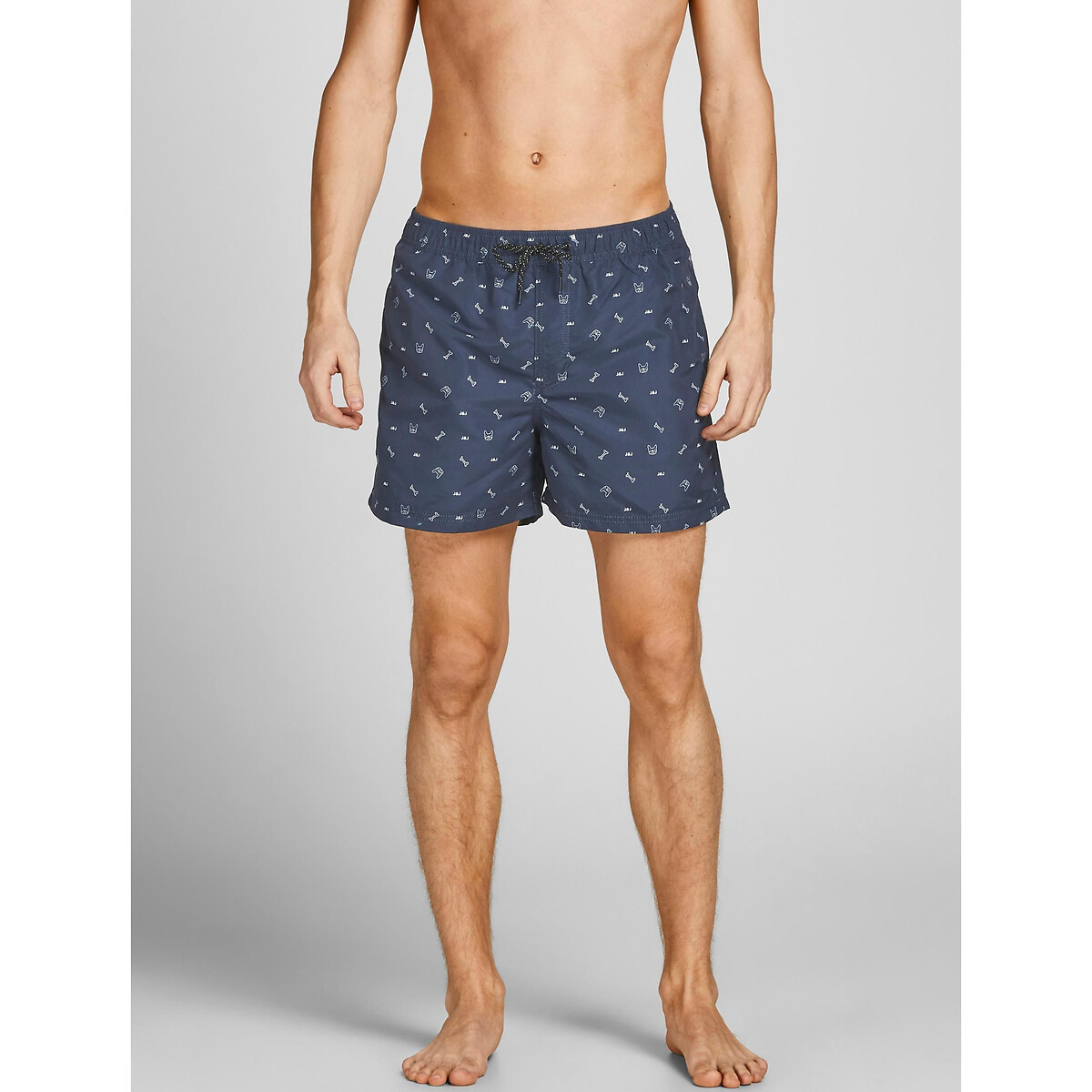 

Шорты JACK & JONES, Синий, Шорты Пляжные с принтом L синий