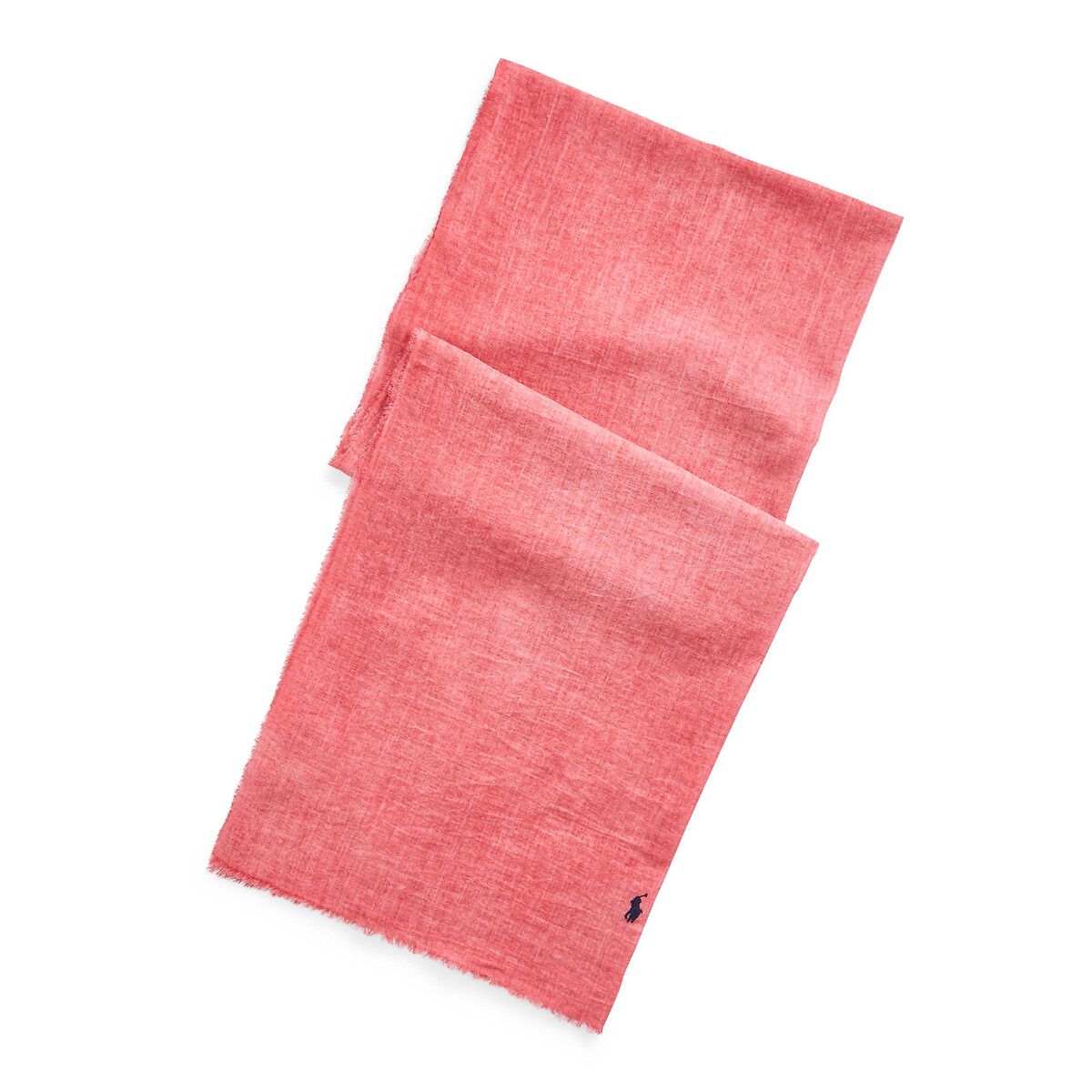 Шарф LaRedoute Crinkled Oblong UNI красный, размер UNI - фото 1