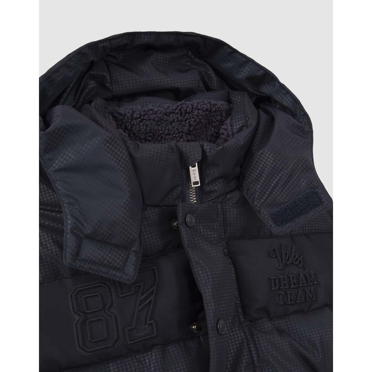 Куртка Стеганая с капюшоном 5 лет - 108 см синий LaRedoute, размер 5 лет - 108 см - фото 3