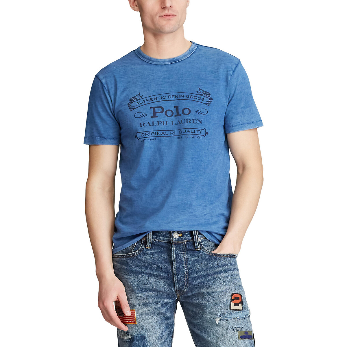 

Футболка La Redoute, Синий, Из хлопка XL синий