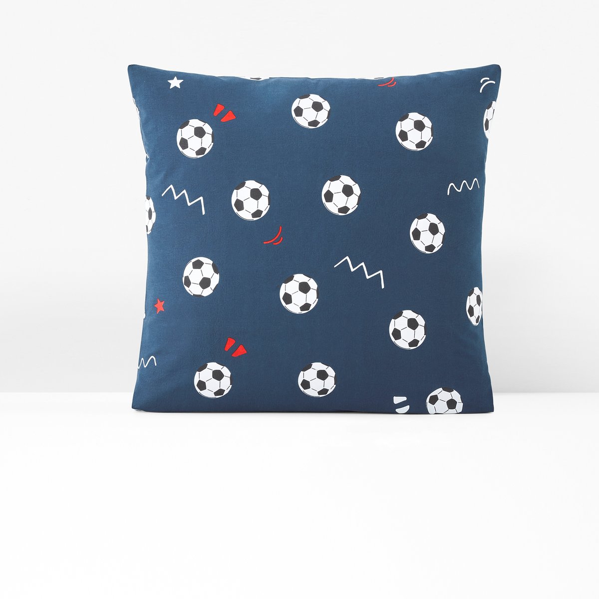 

Наволочка LA REDOUTE INTERIEURS, Синий, Из хлопка Foot 63 x 63 см синий