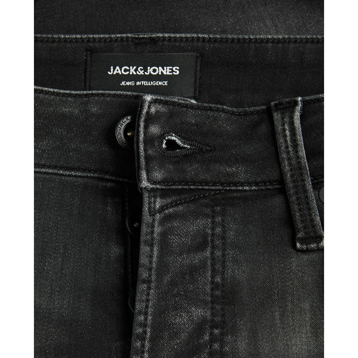 Шорты Из джинсовой ткани Rick L черный LaRedoute, размер L - фото 3