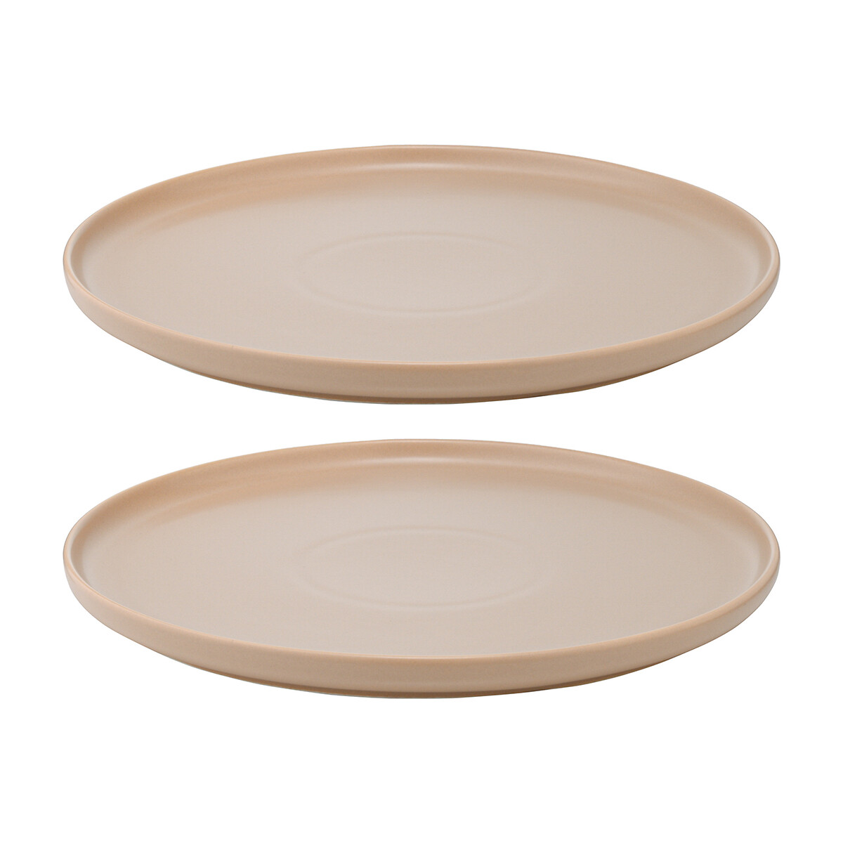 Набор из двух тарелок бежевого цвета из коллекции Essential 25см единый размер бежевый