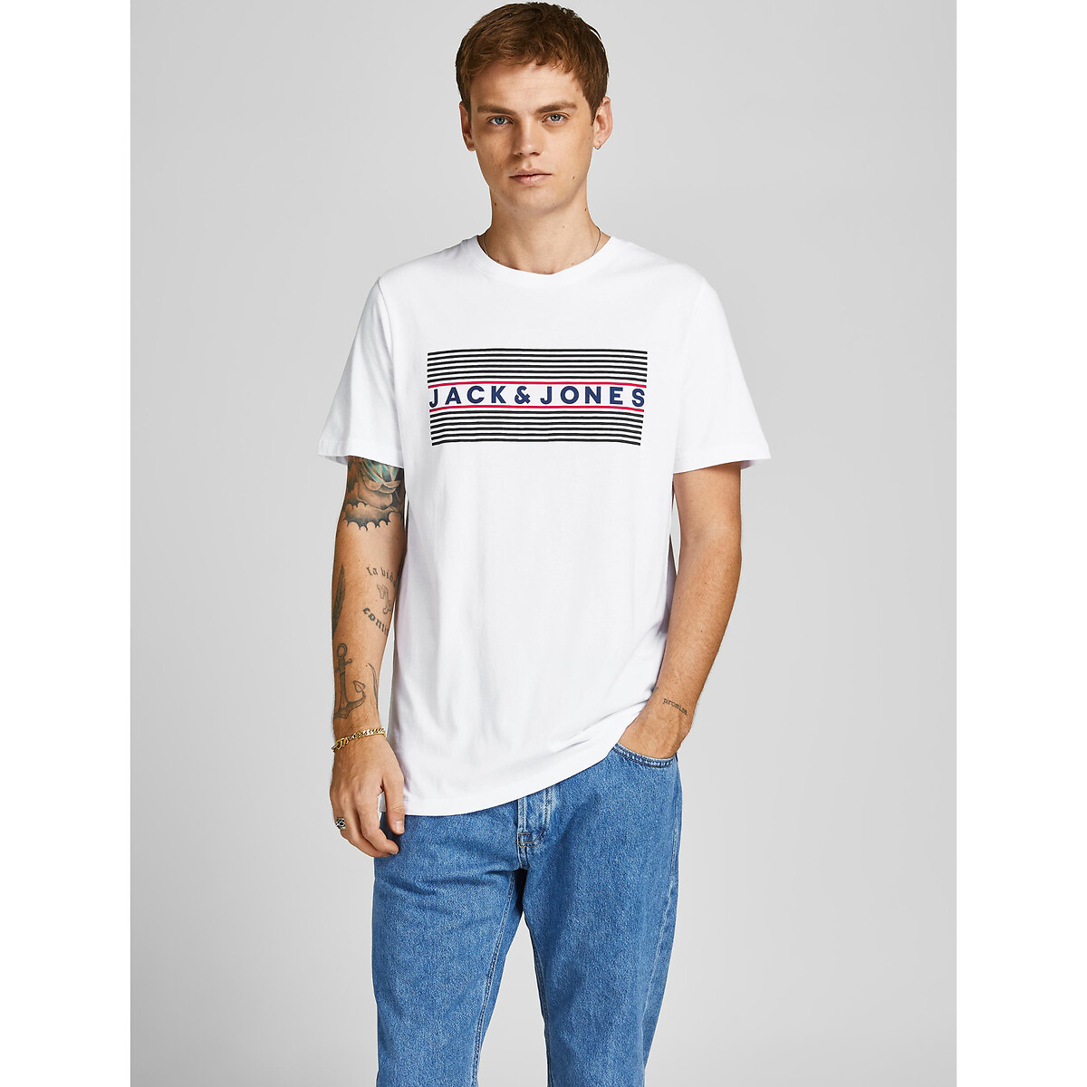 

Футболка JACK & JONES, Белый, Футболка С круглым вырезом Corp Logo XS белый