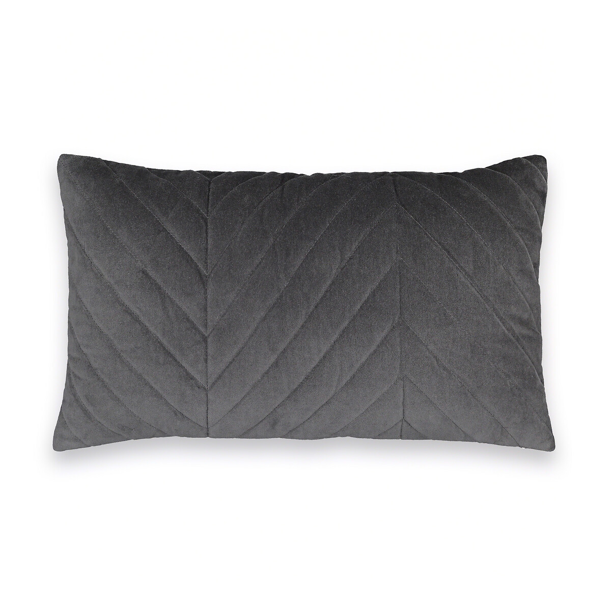 Чехол LaRedoute На подушку стеганый из 100 хлопка Milano 50 x 30 см серый, размер 50 x 30 см - фото 3