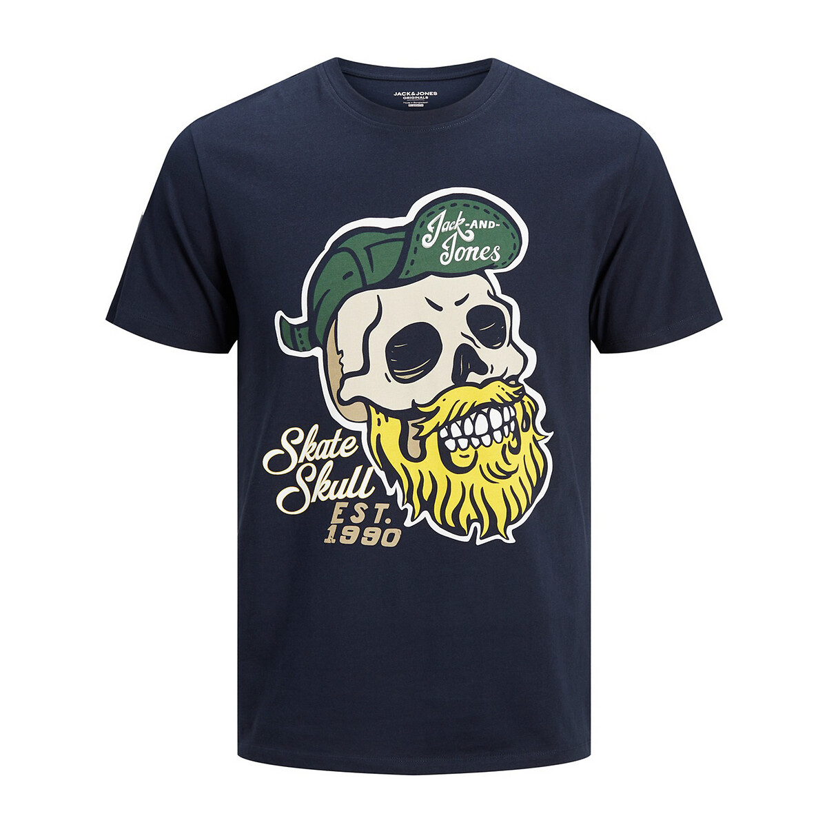 

Футболка LaRedoute, Синий, Skulling S синий