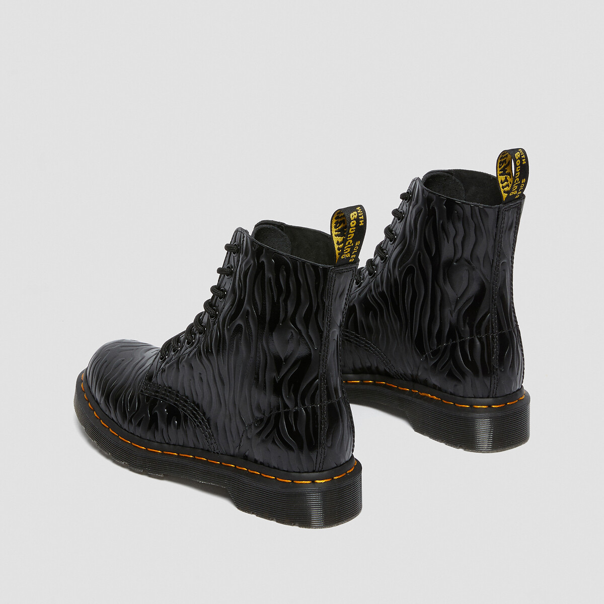 Ботинки LaRedoute Из кожи на шнуровке 1460 Pascal 36 черный, размер 36 - фото 4