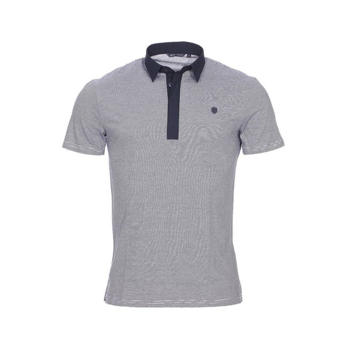 Polo en coton à rayures