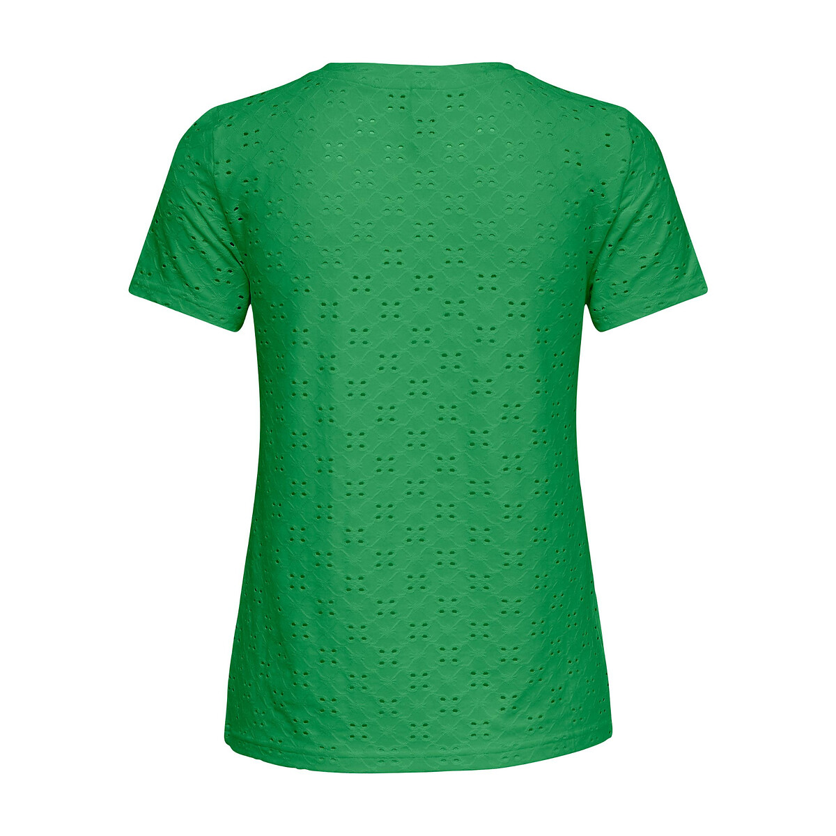 Футболка Из английской вышивки XS зеленый LaRedoute, размер XS - фото 4