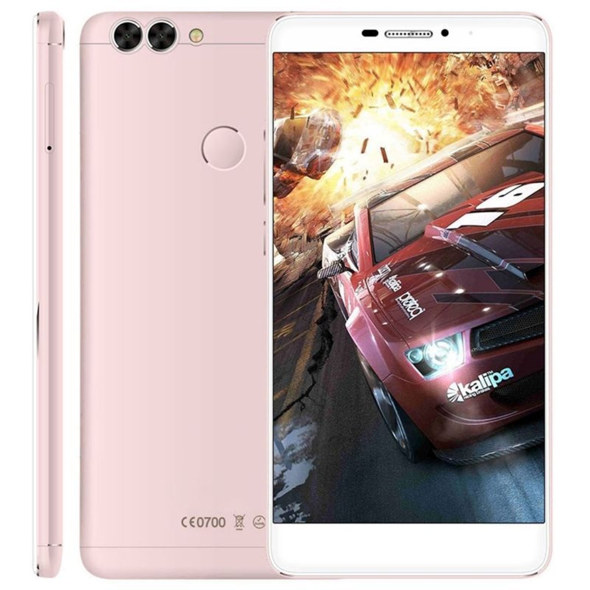 Smartphone 4G 5.5 Pouces Android 6.0 1080P Double Caméra 16Go Or Rose